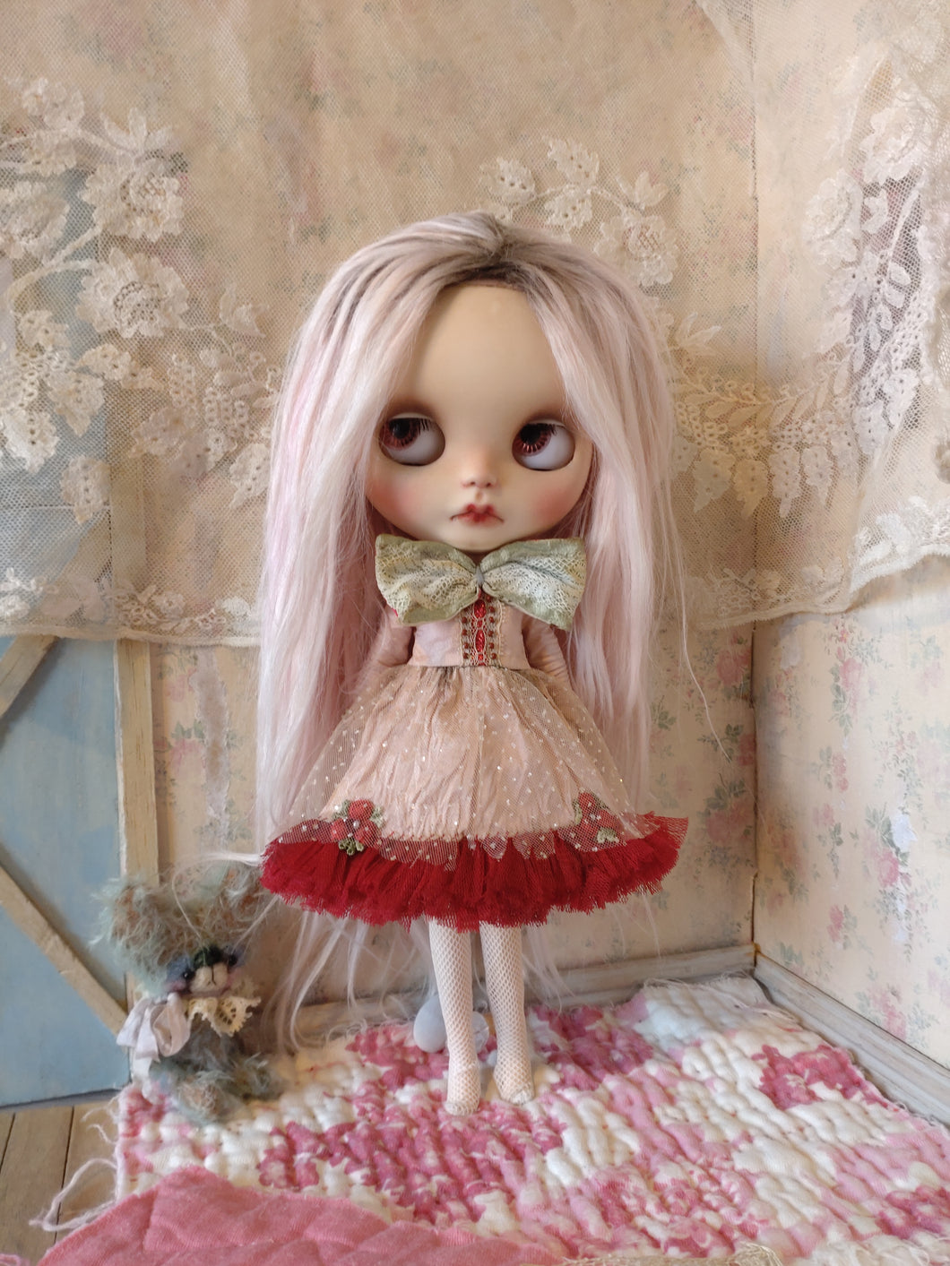 Pre-Order - Rose Jam. A dress for Blythe.